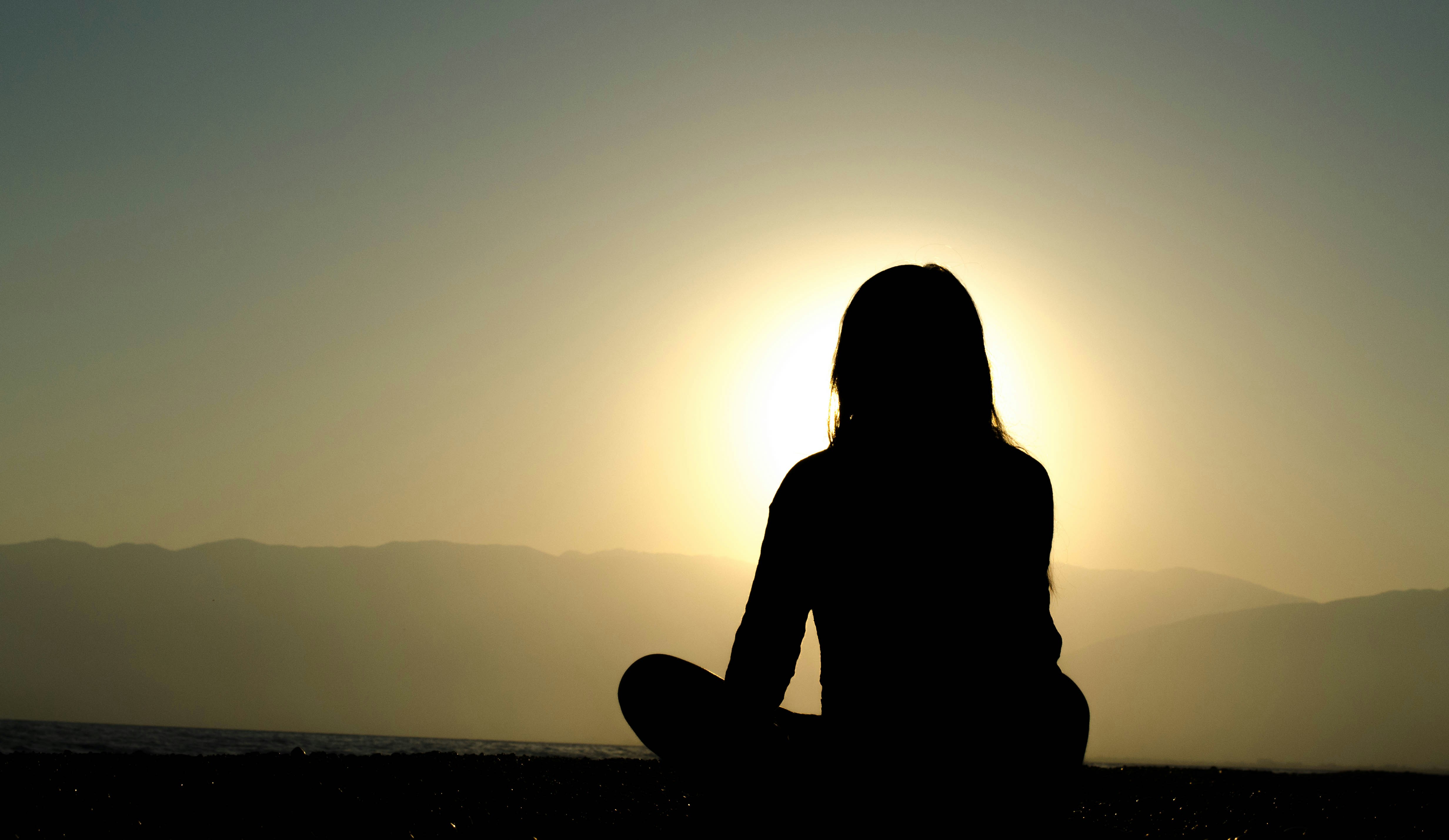 Practice Mindfulness: meditating in a calm space